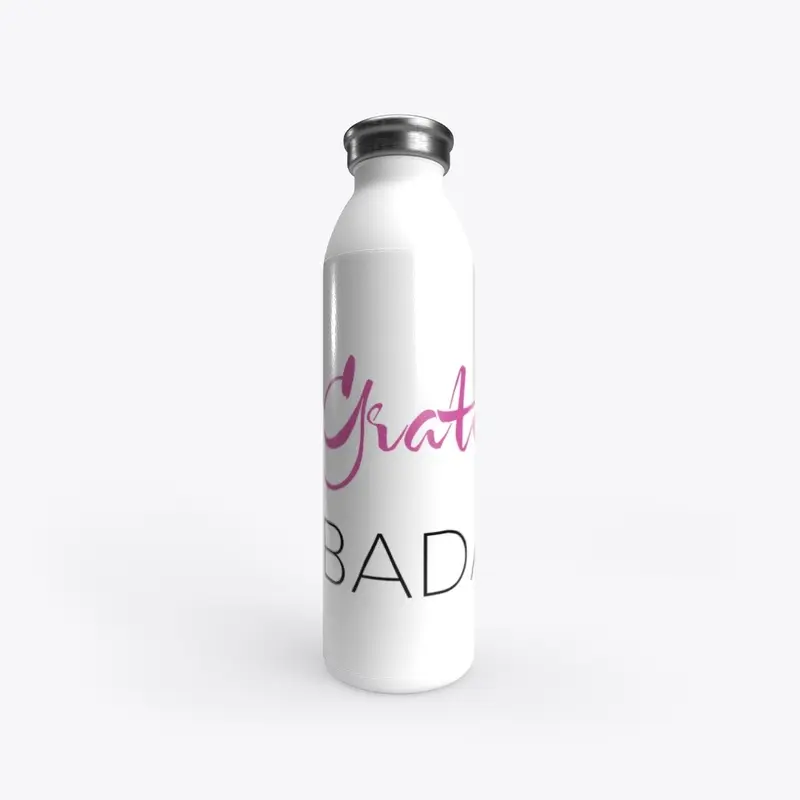 Grateful Badass Water Bottle